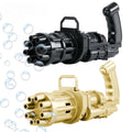 Kids Gatling Bubble Gun Party Toys Summer Automatic Soap Water Machine